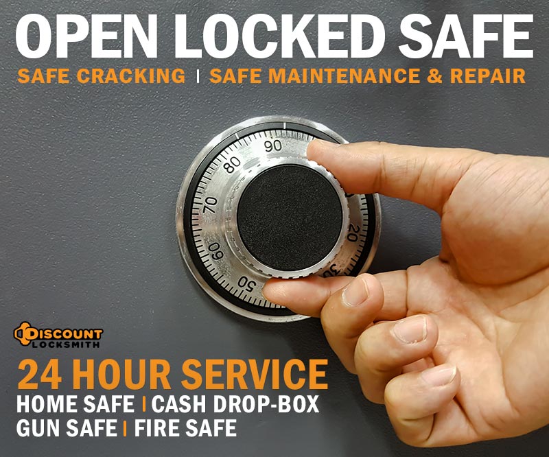 open locked safe crack