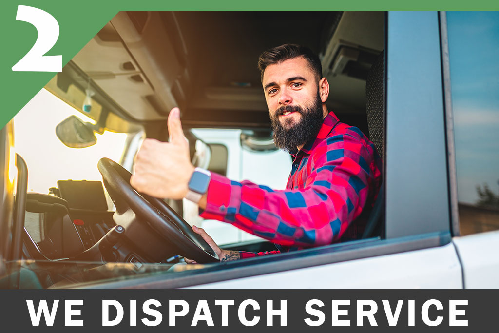 step 2 we dispatch service
