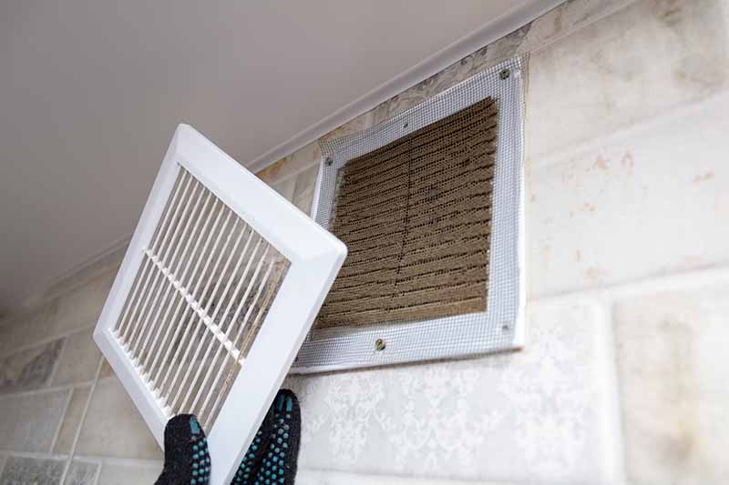 air vent and filter cleaning