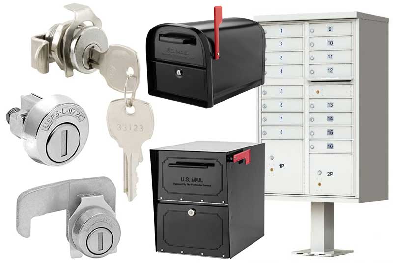 mailbox lock change repair and key  duplication
