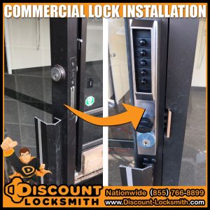 commercial lock installation